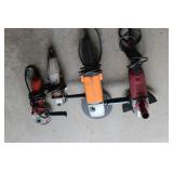 several disc grinders