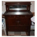 Antique oak sideboard