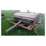 Wood Spoke Ontario grain drill