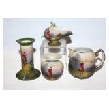 #158 Lot of Royal Bayreuth incl. creamer