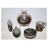 #169 Powder jar, vase,- Royal Bayreuth