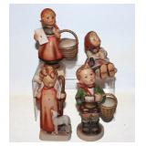 #197 Hummel figurines incl. Girl Mail