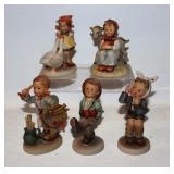 #202 Lot of 5 Hummel figures