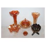 #242 Peacock cup & flared vase