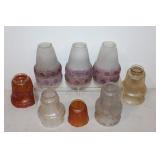 #258 Lot of 14 sconces incl. flowers 