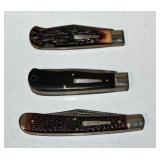 #460 Lot of 3 Remington SB knives