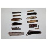 #480 Lot of 12 assorted knives