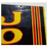 John Deere sign close up
