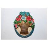 #503 Flower basket door knocker