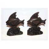 #500 Fish cast bookends
