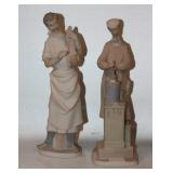 #525 2 Llardo figure statues