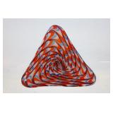 #514 Large Murano "kite" bowl circa 1950