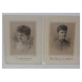 #537 2 Turn of the century (circa 1900) American theatre litho posters