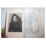 #547 Large leather bound Shakespere Volume