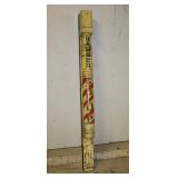 #498 Wooden barber pole from hotel