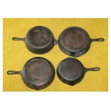 Cast iron pots incl. Griswald, Wagner