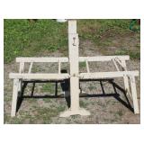 Vintage wash tub stand