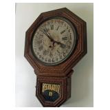 Regulator B Ingrahm calendar clock 