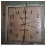Haab Brothers advertising clock