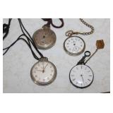 Several pocket watches