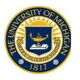University of Michigan Aug 13th