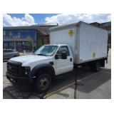 #1468 2008 Ford F-550 box w/ 200244 mi