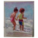 "Pals" Oil on Canvas by R. Zolan