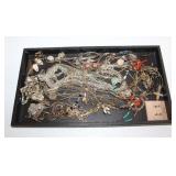 #27 Lot of silver costume and sterling jewelry