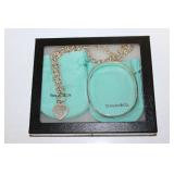 #7 Tiffany heart necklace and bracelet