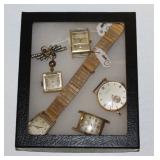 #18 Watches incl gold gruen curvex