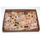 #88 Lot of earrings and pins- matched