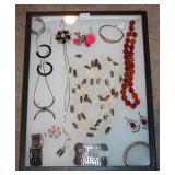 #70 beaded necklaces and other costume