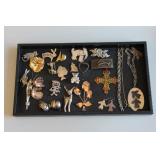 #51 Pins, etc. incl. animal themed