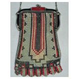 #36 Whiting Davis Breadlite box shape purse