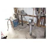 Grinder and Vise on stand