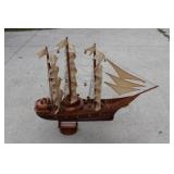 Large wooden ship