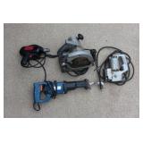 Several electric tools incl. saw zaw
