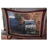 Northfolk Southern Train rug
