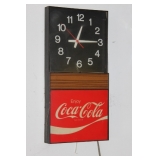 Coca-Cola plastic advertising clock