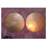 Music punched tin discs