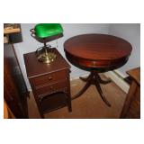 desk lamp on night stand