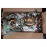 Silver plated pitchers