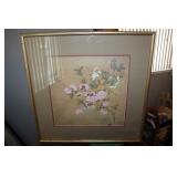Flower framed print