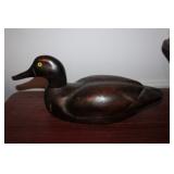 Wooden malard duck