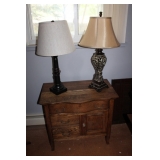 lamps and night stand