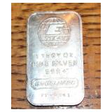 Troy 1 OZ fine silver bar