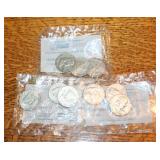 (3) Franklin silver 50C set 