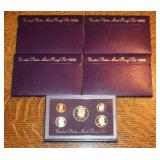 (5) 1993 US Mint Proof Sets