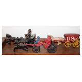 Cast Iron Repro Horse Wagon