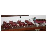 Cast Iron Repro Horse Wagon